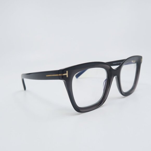 Tom Ford TF 5680-B 020 51mm Clear Grey-Blue Block Lenses, New Eyeglasses. - Picture 2 of 7